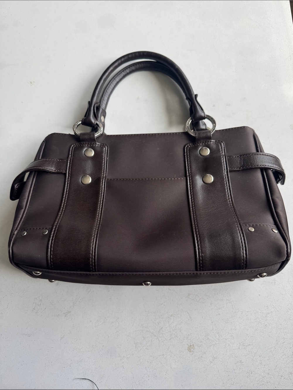Classic Brown Leather Men's Handbag